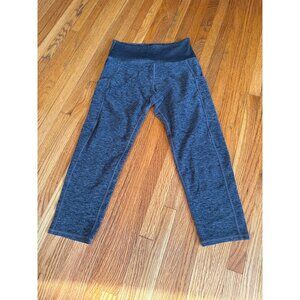 Kirkland Signature Womens Heather Gray Mid-Rise Stretchy Leggings M